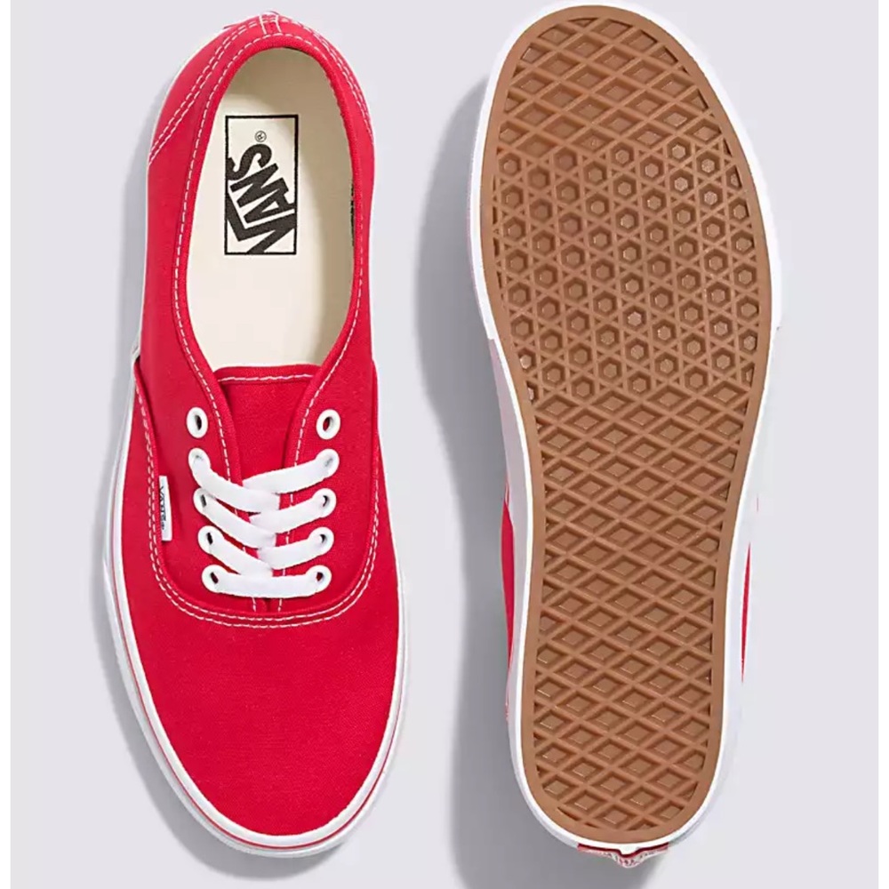 Brand new red vans men